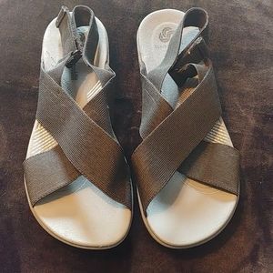 Cloud stepper by Clarks sandals.